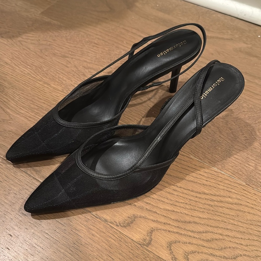 Reformation Whitnee Slingback Heels